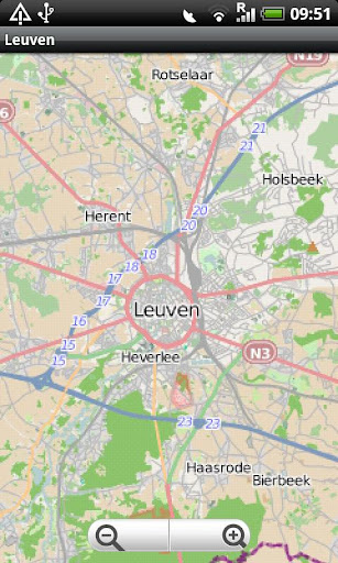 Leuven Street Map