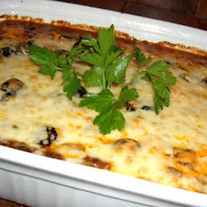 Creamy and Cheesy Beef and Bean Casserole