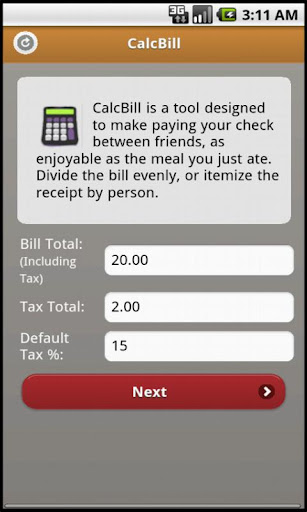 CalcBill