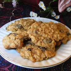 Coconut Oatmeal Raisin Cookies