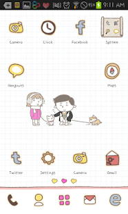 How to get A picture diary go launcher lastet apk for android