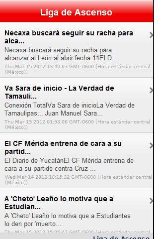 【免費運動App】Liga de Ascenso-APP點子