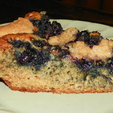 Blueberry Coffee Cake-You Won't Even Know That It's Healthy!
