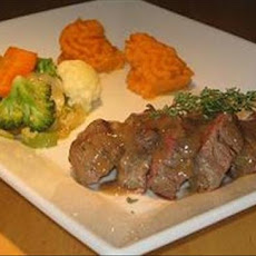 Marinated Bison/Buffalo Steaks With Sauce