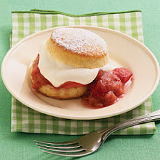 Strawberry-Rhubarb Shortcakes