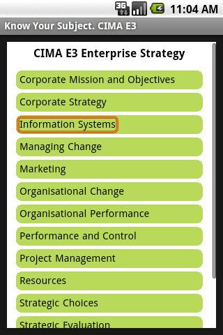 CIMA E3 Enterprise Strategy