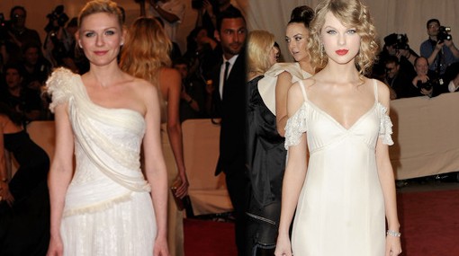 actriz kristen Dunst y cantante Taylor Swift
