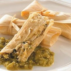 Green Chile Chicken Tamales