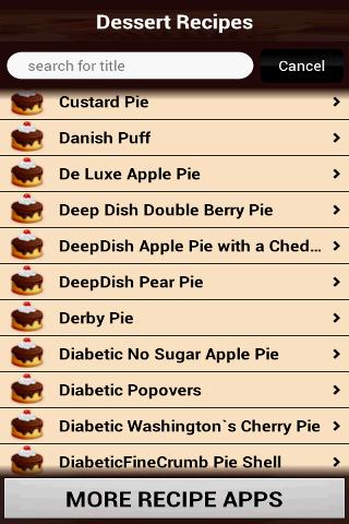 【免費生活App】Dessert Recipes Cookbook-APP點子