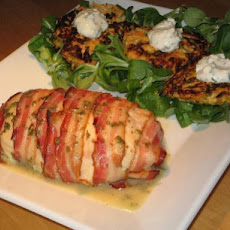 Stuffed Chicken Breasts With Smashed Potatoes