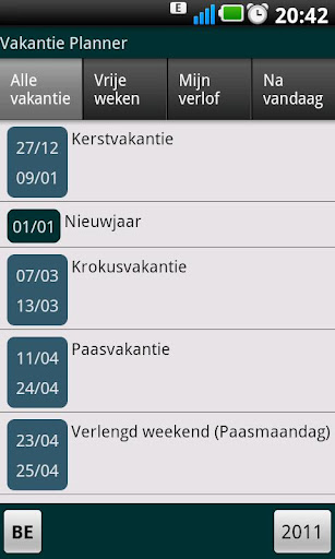 Vakantie Planner