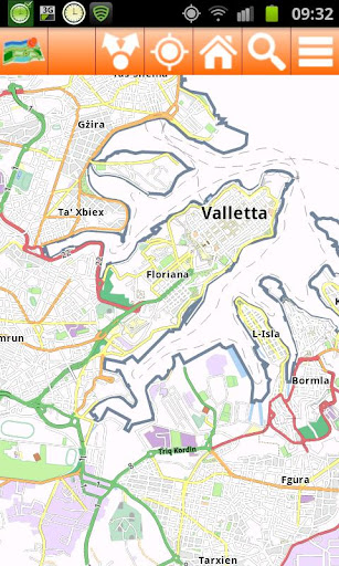 Malta Offline mappa Map