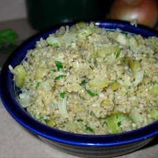 Bulgur Stuffing With Celery, Apples and Sage