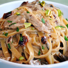 Tea-Smoked Duck Fettuccine
