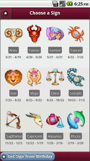 my-horoscopes-from-yahoo for android screenshot
