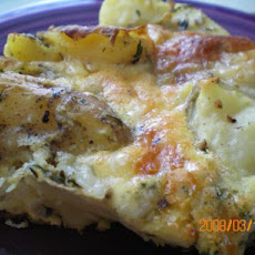 Potato Cheese Pie (Derf) / Quiche