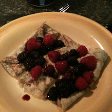 Raspberry Blackberry Crepe Filling