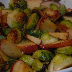 Brussels Sprouts With Bacon and Apple