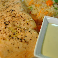 Salmon Steaks With Wasabi Mayonnaise