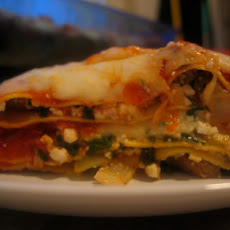 Spinach & Mushroom Lasagna