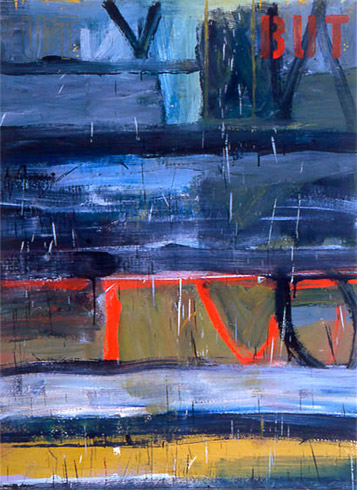 <p>
	<strong>Notations 22: But But</strong><br />
	Encaustic on Arches paper<br />
	30&rdquo; x 22&rdquo;<br />
	1995<br />
	Permanent collection<br />
	Vancouver General Hospital Foundation</p>
