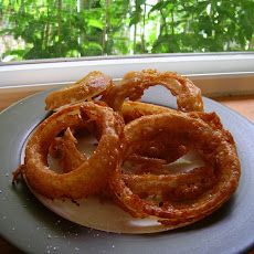 Beer-Battered Mesquite Onion Rings