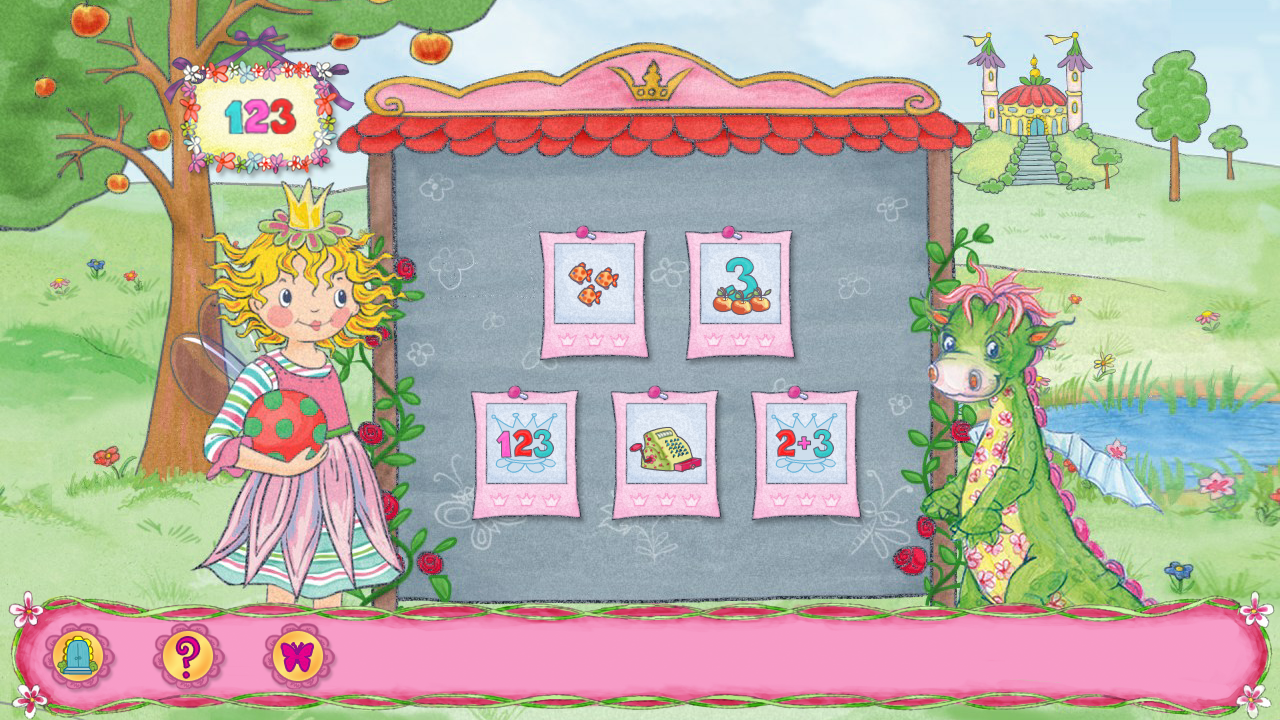 Android application Prinzessin Lillifee Zahlen screenshort