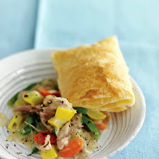 Chicken Potpie with Green Beans and Squash
