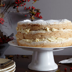 Meringue and Sweet Butter Cake