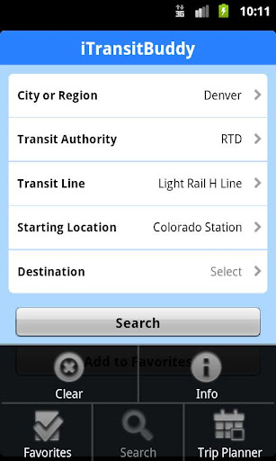 iTransitBuddy RTD Light Rail