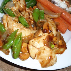 Chicken Stir Fry with Snow Peas and Cashew Nuts