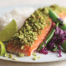 Crunchy Wasabi Salmon with Lime