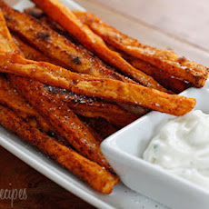 Baked Chipotle Sweet Potato Fries