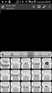 download Theme TouchPal Metallic Silver free