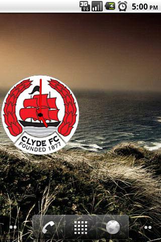 clyde fc clock widget