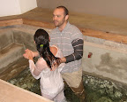 Sasha baptizing Angie