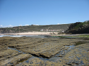 Strandje van Praia de Monte Clerigo