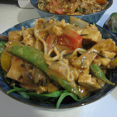 Aromatic Noodles With Lime-Peanut Sauce