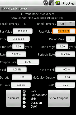 Student Bond Calculator