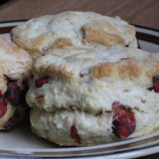 Raspberry Chip Scones