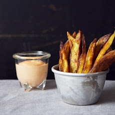 Roasted Slap Fries with Srirachannaise