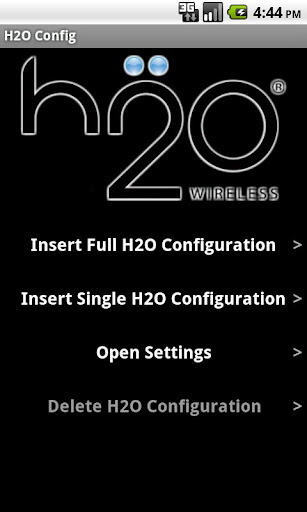 H2O Config