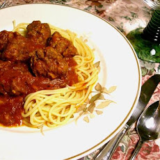 Slow Cooked Spaghetti and Meatballs