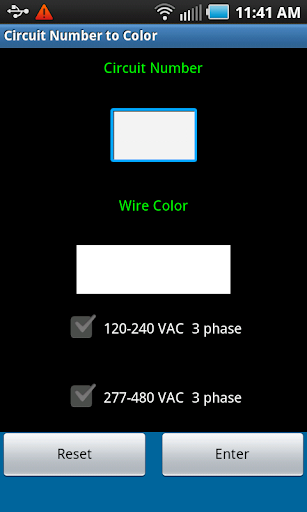 Circuit Number To Color