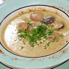 Potato and Turkey Hot Dog Soup with Herbs