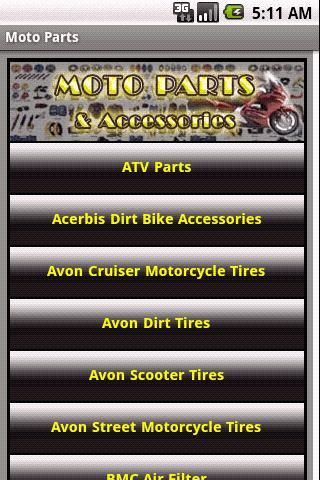 MOTORCYCLE PARTS Accessories