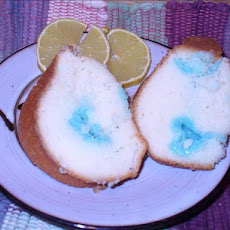 Holland Bols Blue White Chocolate Pudding Bundt Cake