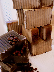 chocolate almond soap