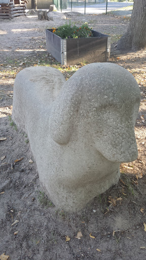 Dog Made of Stone 