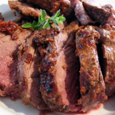 Mustard and Curry Roast Lamb